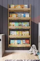 Bibliothèque pour enfants Montessori à 5 étagères en MDF * cm Chêne Saphir