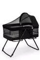 Panier de lit portable pour maman avec filet lavable, fermeture éclair, fonction lit et balancement, couleur anthracite
