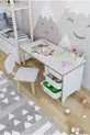 Ensemble Table et Chaises pour Enfant Cm 3 avec Panier Table de Travail pour Enfant Table d'Activités Effaçable