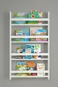 Bibliothèque Montessori éducative pour enfants à 4 étagères X cm, blanche