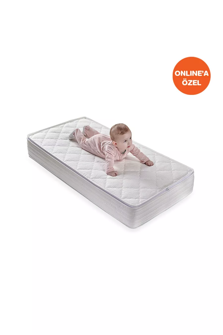 Matelas à ressorts avec rembourrage DHT confortable Milky