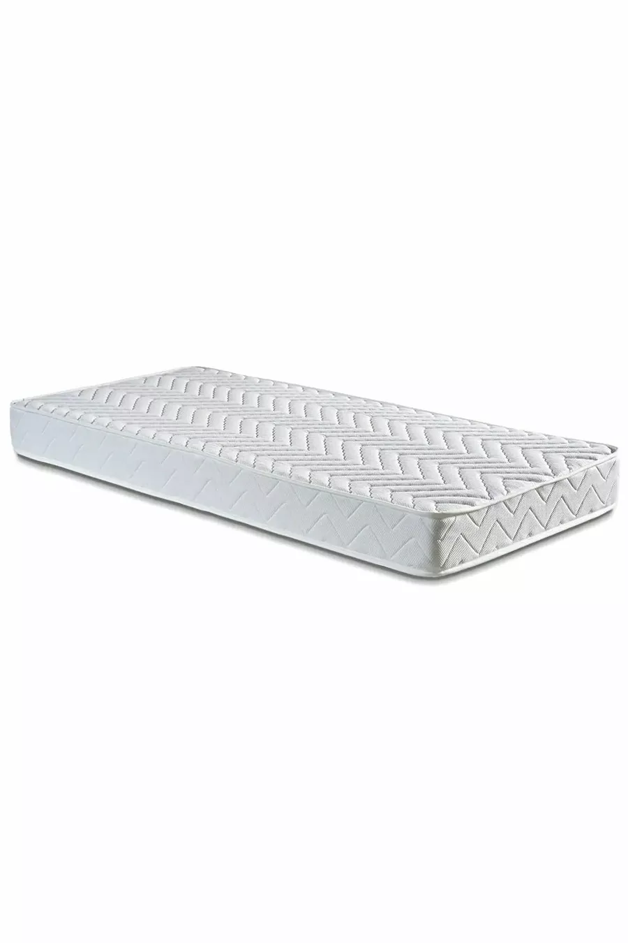 Matelas en mousse orthopédique complet Leyla, blanc, cm