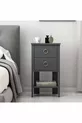 Table de chevet Cevheri à 2 tiroirs - Anthracite