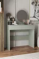 Table de maquillage Harmony à un tiroir (avec miroir rond)