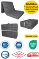 Matelas pliant en mousse Coussin cm à carreaux