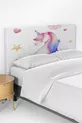 Housse de tête de lit avec motif Pegasus violet pour chambre d'enfant