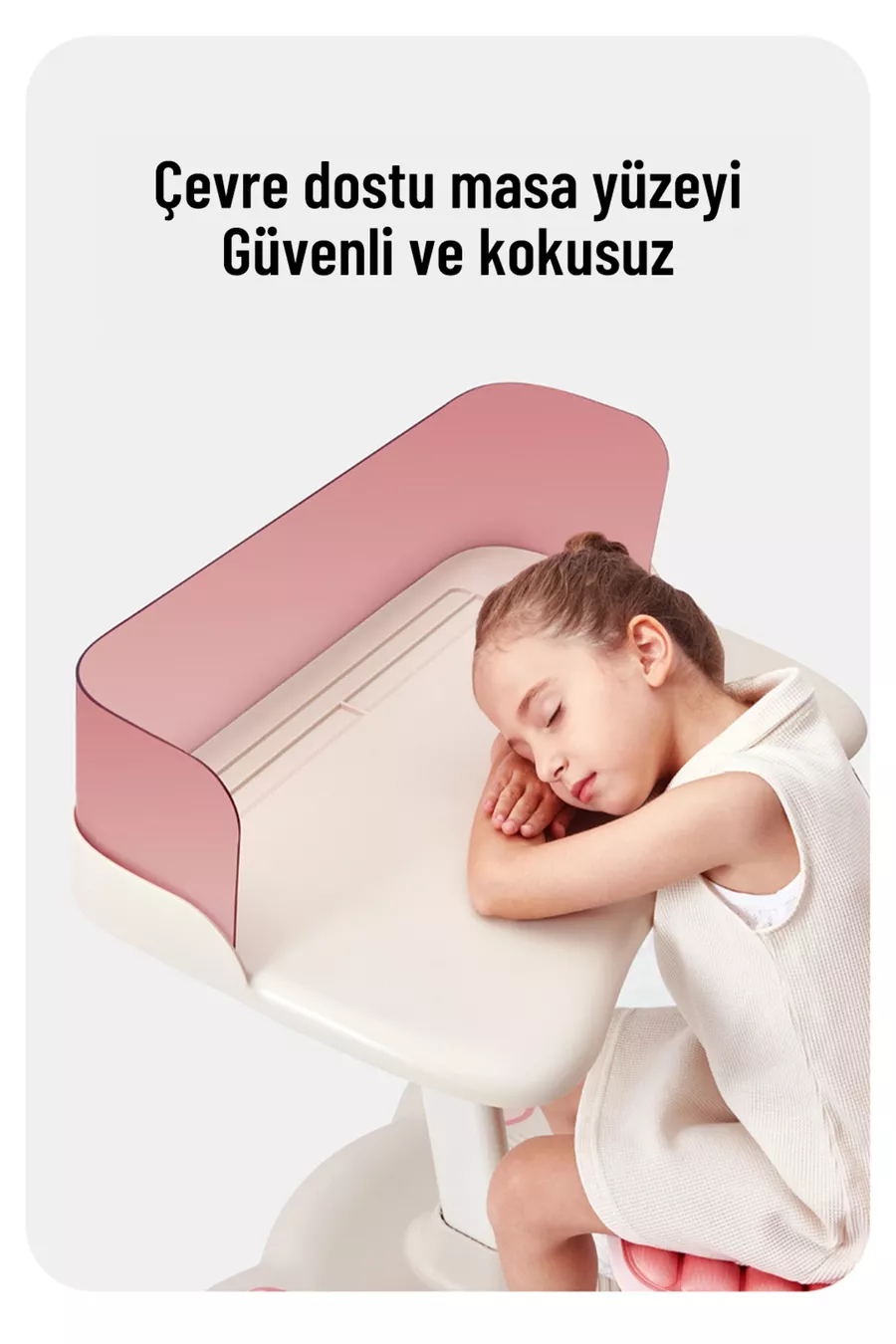 Bureau de travail mobile Plus rose