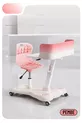 Bureau de travail mobile Plus rose