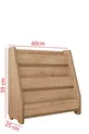Bibliothèque Montessori en MDF pour enfants - Chêne Saphir