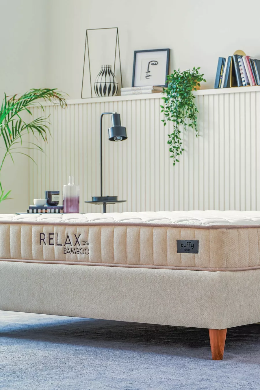 Relax 7/ Matelas à ressorts en rouleaux de bambou