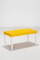 Table d'école maternelle ergonomique et confortable Junior Rectangle pour enfants - Jaune