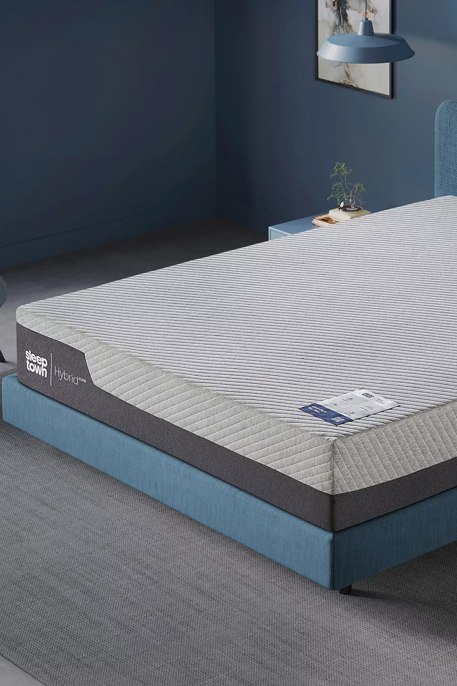 Matelas Visco à Ressorts Ensachés Orthopédique Hybride 5 Zones - Double