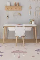 Table d'activité pour enfants avec rouleau de papier à dessin, 1 chaise et tiroir - Panda