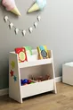 Bibliothèque Polyvalente Pikas Montessori  Cm Blanc en Aggloméré Classique  Cm