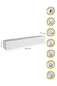 Unité TV à LED Li  cm - blanc, moderne, élégant, spacieux, design fonctionnel - Meuble TV | Cercei
