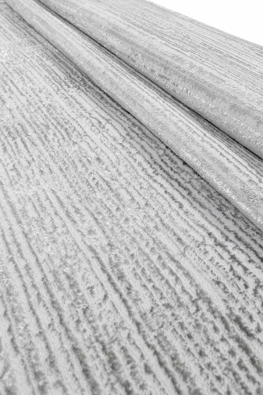 Tapis lavable en satin de bambou Classi avec poils soyeux et semelle antidérapante