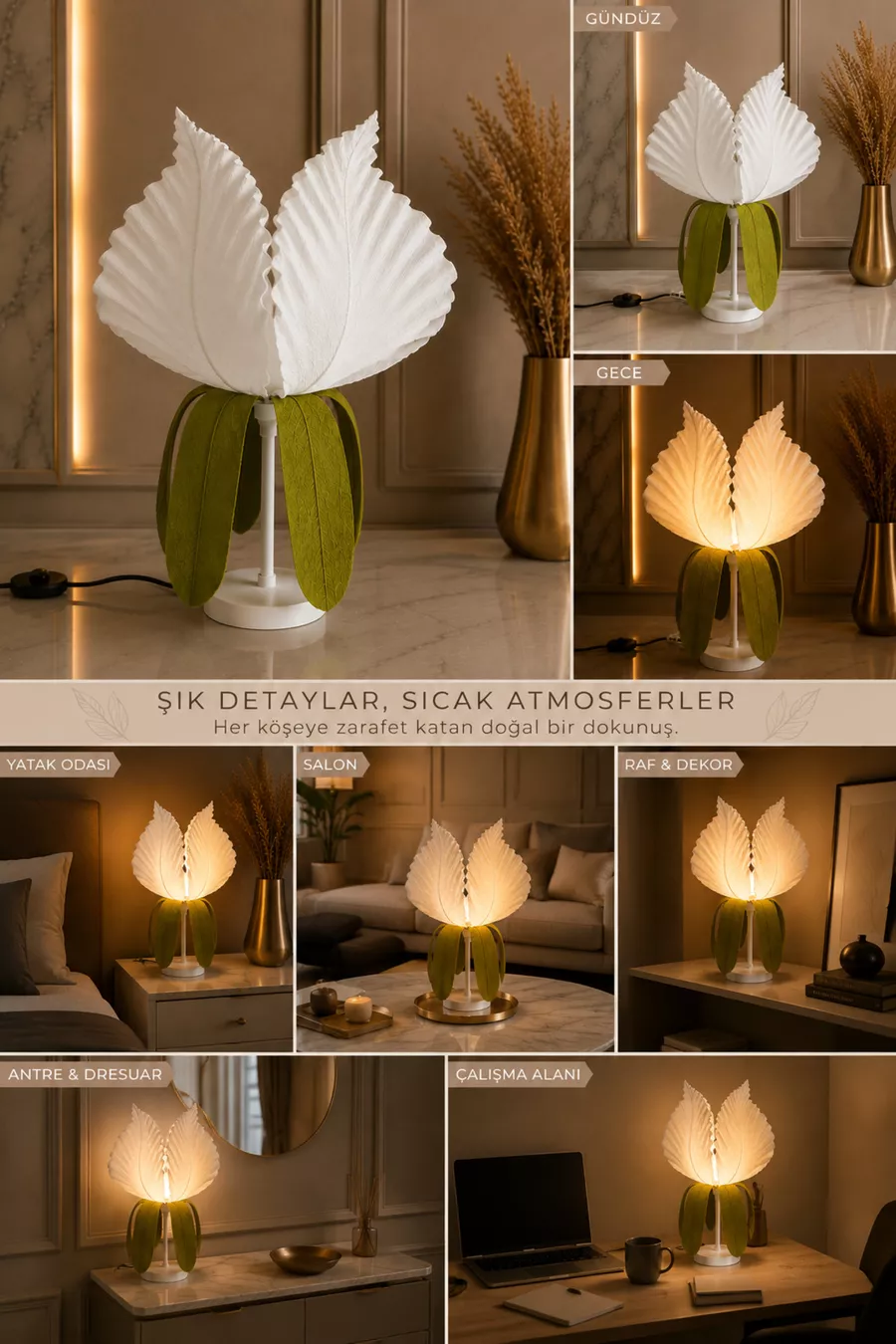 Lampe de chevet Ivory Bloom