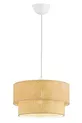 Suspension Moderne Naturelle Hazeran en Rotin à 2 Niveaux pour Salon, Cuisine, Chambre