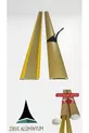 Profilé de seuil en aluminium jaune jusqu'à  cm Profilé spécial pour dessous de porte Profilé pour parquet dessous de porte Profilé de parquet