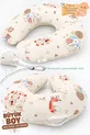 Coussin d'allaitement double face / Coussin de soutien pour bébé, Coussin de grossesse, Tissu en coton, Série Animal