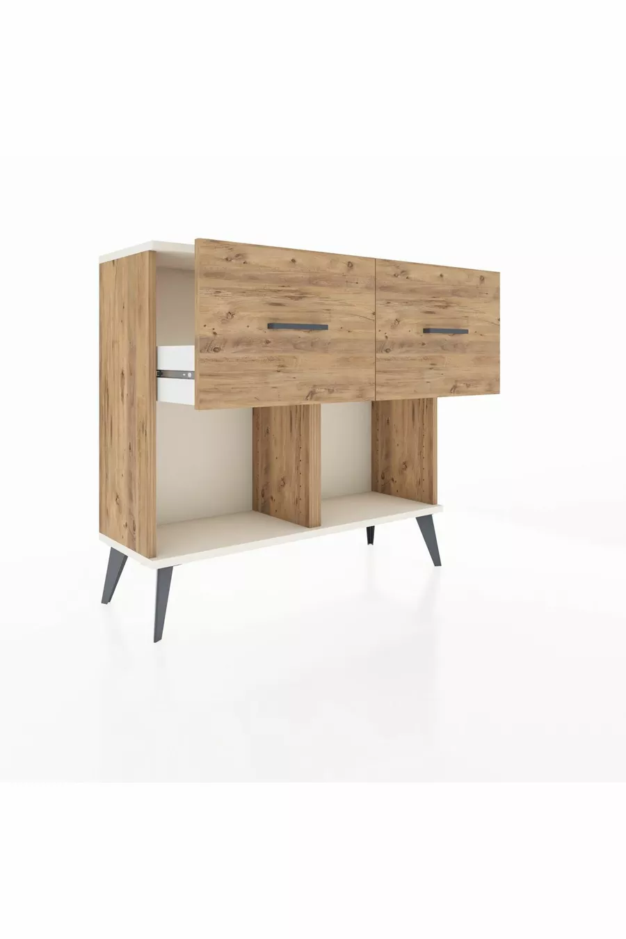 Commode Arges 2 tiroirs Pin-Ayatashi/Pin