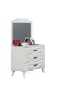 Ensemble de chambre Melis Genç Armoire Lit Bureau Commode Table de chevet