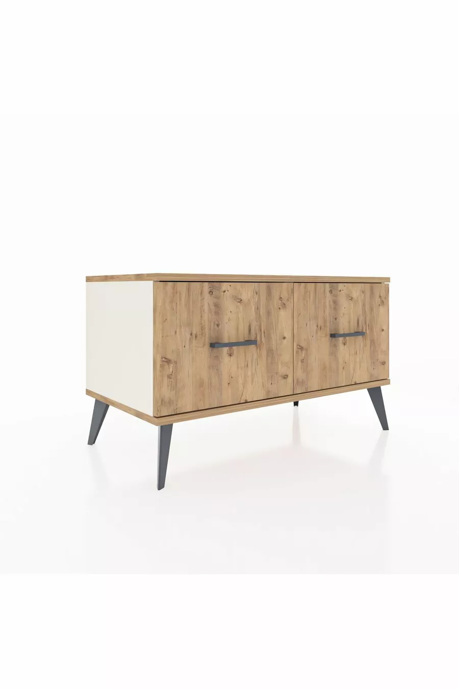 Commode Hyperion à 2 tiroirs Pierre de lune-Pin