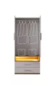 Lit superposé, ensemble chambre jeune Milano avec bureau, lit superposé avec armoire à 3 portes et 2 matelas Comfort