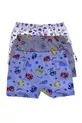 Boxer pour garçon gris en lycra imprimé, lot de 6