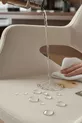 Fauteuil de Directeur et Gestion Wagner (Blanc Cassé) (Hydrofuge, Anti-tache, Tissu Lavable)