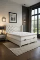 Matelas à ressorts ultra orthopédique avec rembourrage et soutien lombaire et dorsal en peluche, tissu en plumes de lapin ( cm)