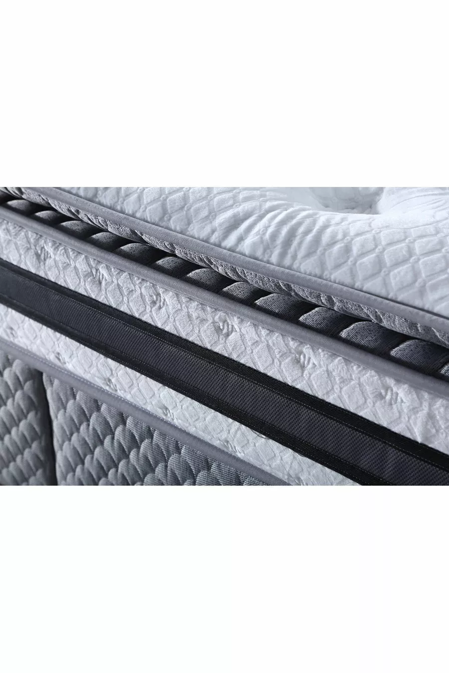 Matelas Şehrazat Ultra Orthopédique à Ressorts avec Poche et Garnissage en Plume de Lapin ( cm)