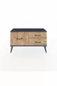 Commode Arges 3 tiroirs Pin-Anthracite/Pin