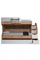 Lits superposés, Lit superposé Aura avec tiroirs - 3 matelas confort