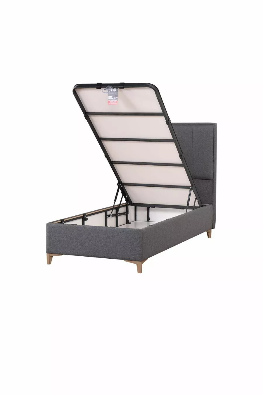 Ensemble Tête de Lit et Sommier Coffre Gold Therapy Anthracite (LIT NON INCLUS)