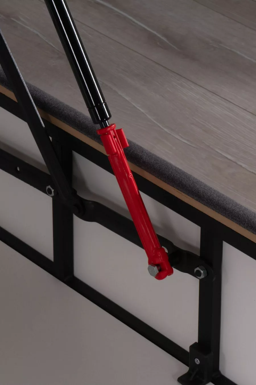 Base avec coffre Royal Lux Anthracite (TÊTE DE LIT ET MATELAS NON INCLUS)