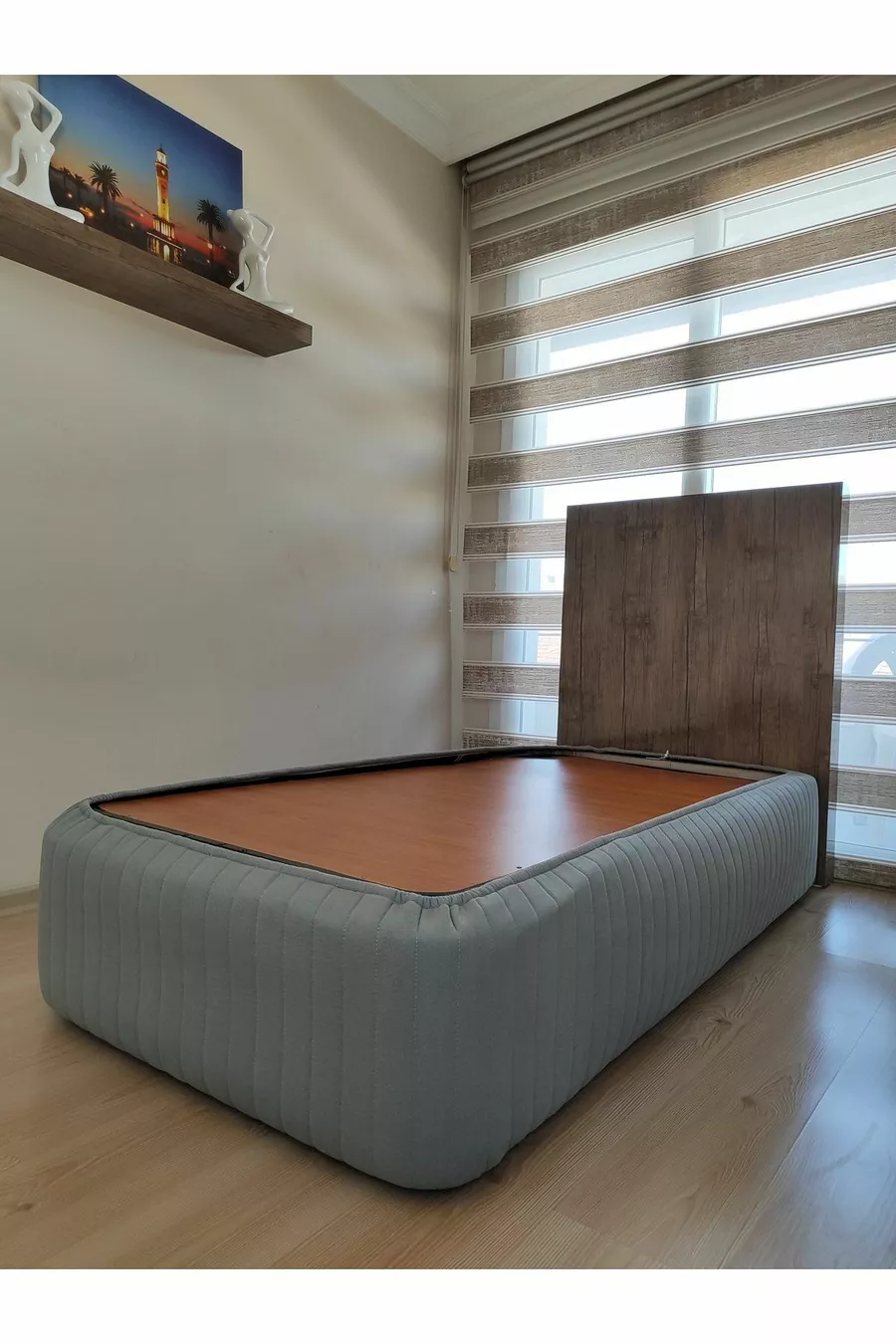 Housse de coin de sommier en lin Sonne design