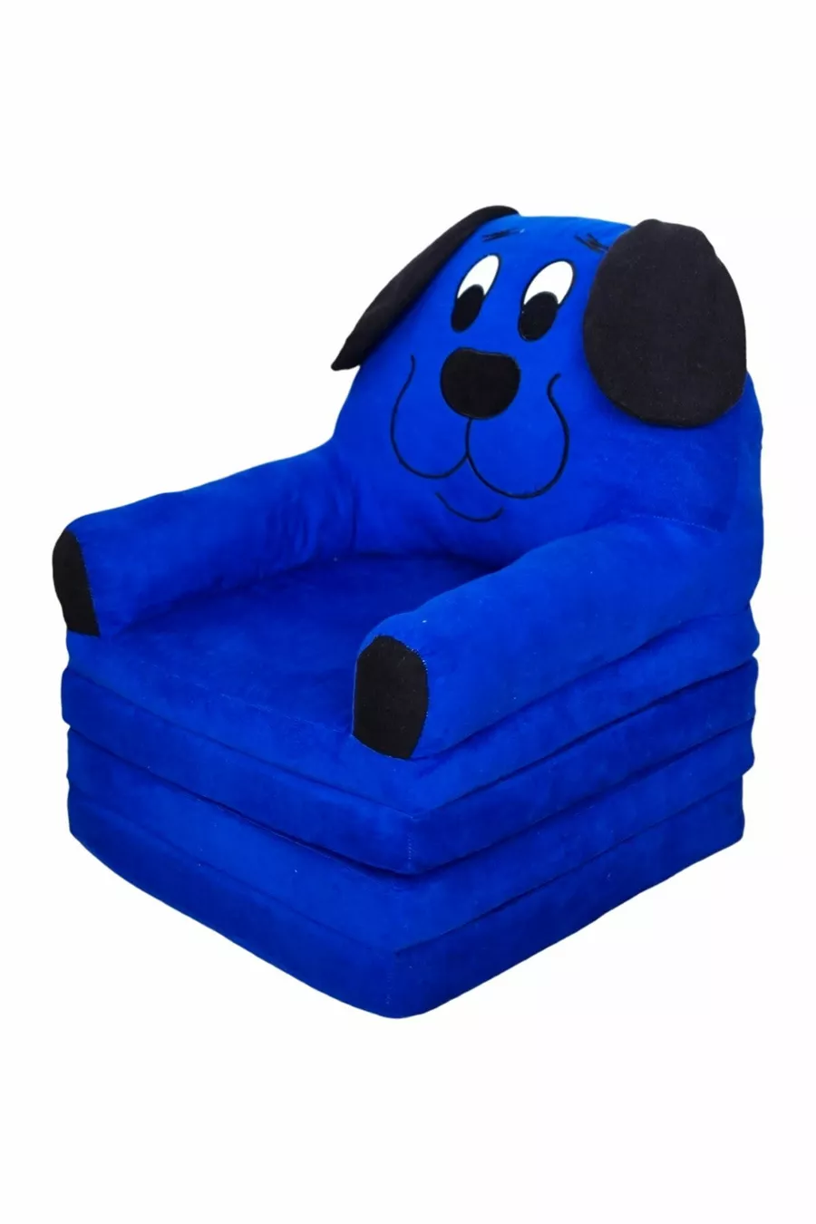 Chaise pour bébé/enfant pliante avec coussin, lit portable, canapé pouf en tissu avec motif chien