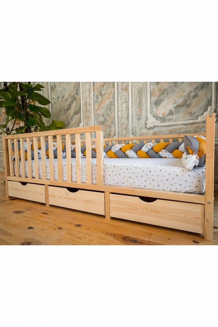 Lit en bois Montessori - Lit Montessori - Lit Montessori - -