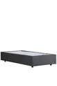 Riga Lit Simple MDF, Gris (Hors Tête de Lit et Matelas)