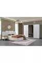 Ensemble de chambre à coucher Diego Commode et Miroir
