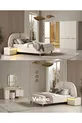 Ensemble de chambre à coucher Bern à 6 portes (2 armoires avec miroir)