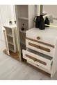 ENSEMBLE DE CHAMBRE À COUCHER LED SUR SOCLE MDF AVEC DÔME