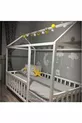 Lit Montessori pour bébés et enfants unisexe avec toit blanc