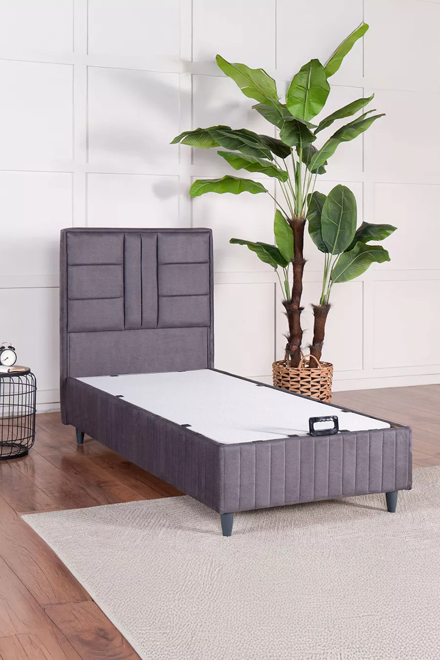Ensemble Triple Premium Bamboo Sleepy Gris (SOMMIER TÊTE DE LIT MATELAS)