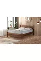 Lit double Ares en bois massif naturel