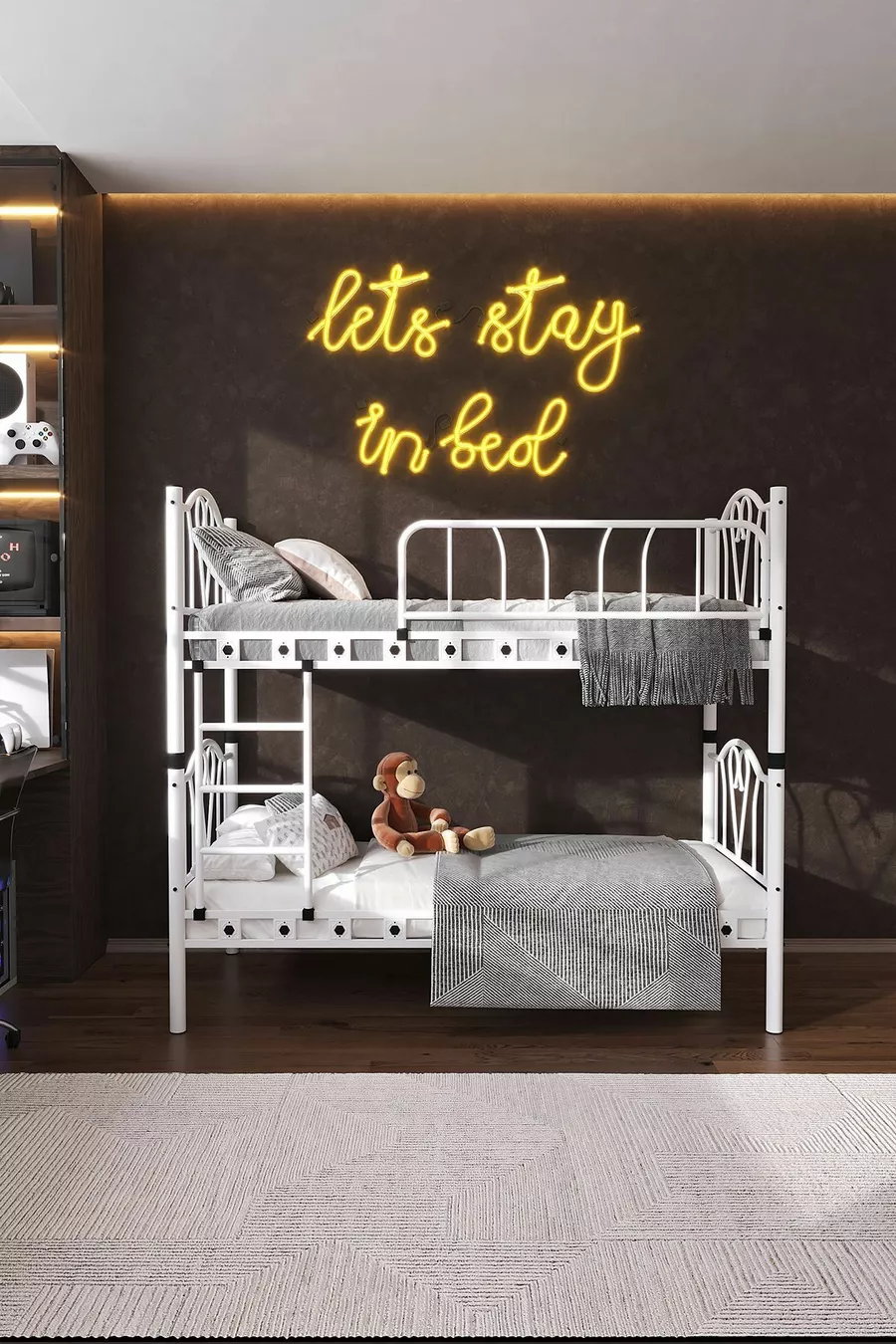 Chambre d'enfant Orkide Lit superposé et lit métallique
