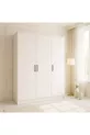 Armoire à chaussures à 3 portes  % MDF |  cm | Blanc – Garde-robe moderne multifonctionnelle