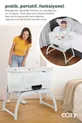 Berceau automatique à balancement 4 en 1 confortable avec Bluetooth, musique et télécommande – Portable