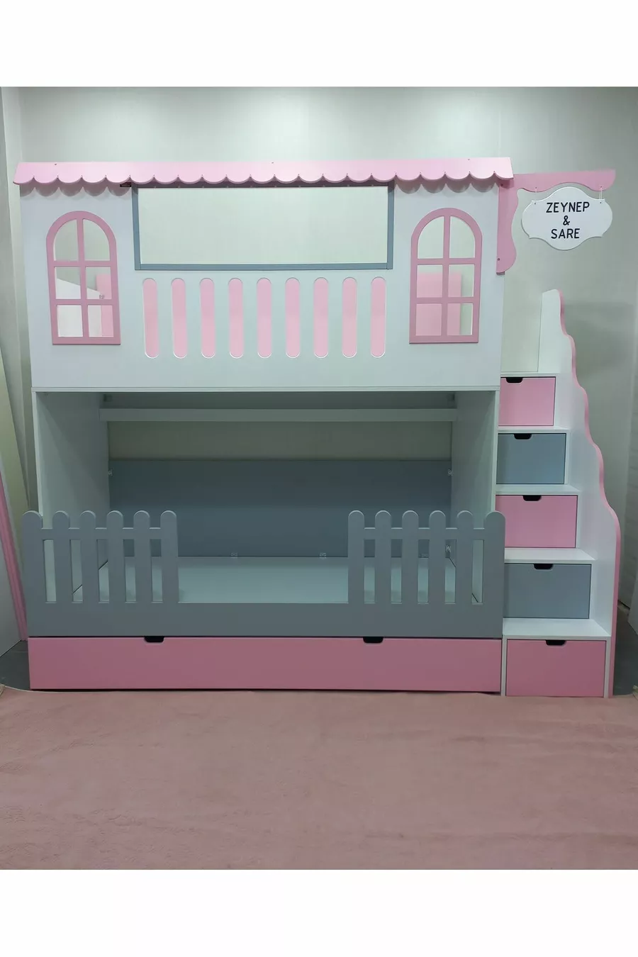 LIT SUPERPOSÉ AVEC LIT POUR BÉBÉ ILICA